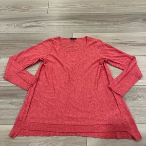 Eileen Fisher Tencel Alpaca Pullover Merino Wool S Tunic Top Sweater Lagenlook